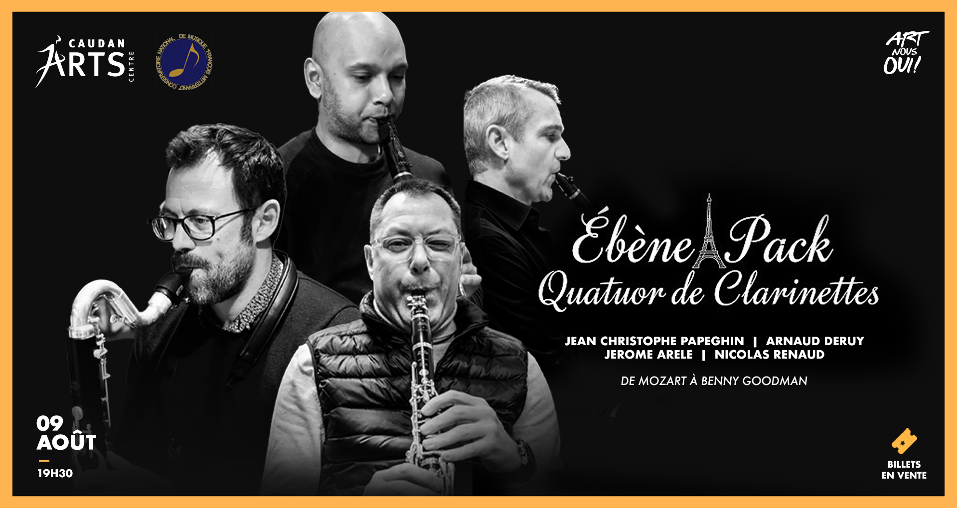 Ébène Pack – Quatuor de Clarinettes