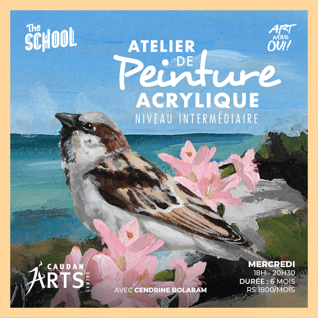 Atelier de peinture acrylique Niveau Intermédiaire