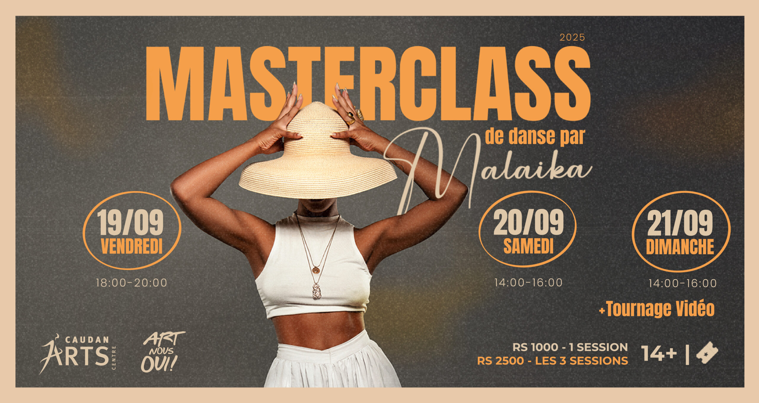 Masterclass de danse par Malaika
