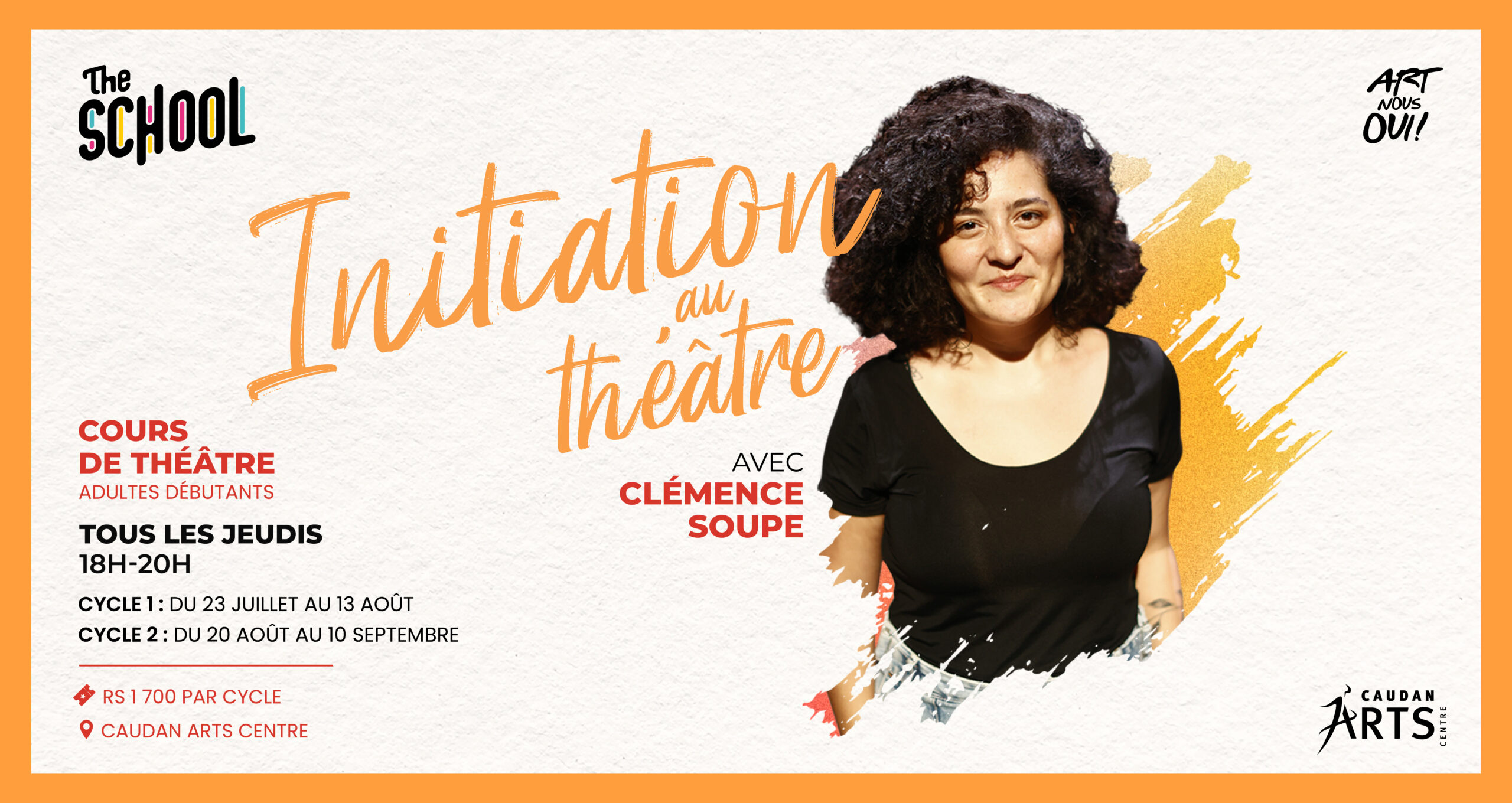 Initiation au théâtre avec Clémence Soupe