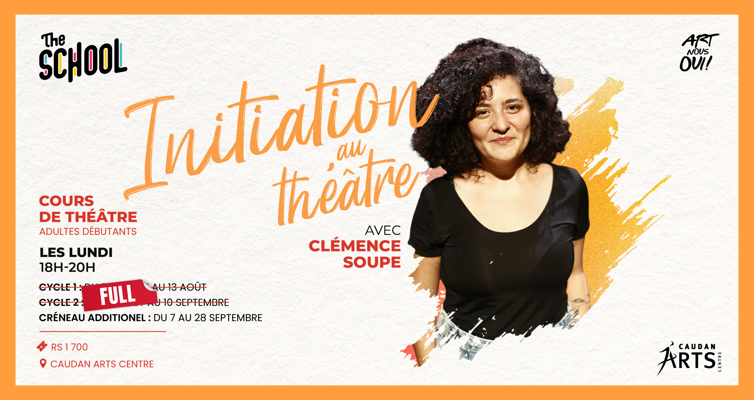 Initiation au théâtre avec Clémence Soupe