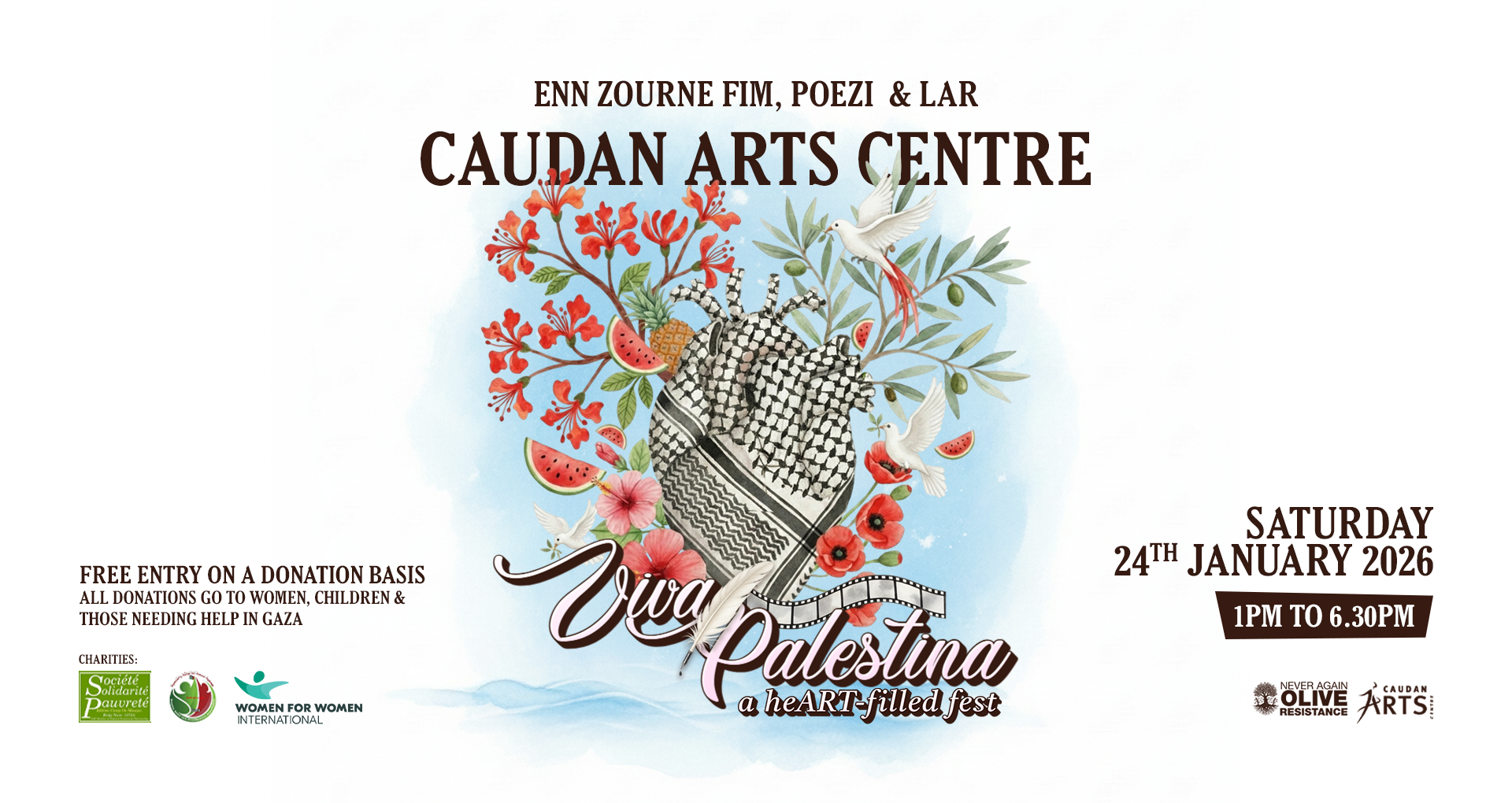 Viva Palestina! A heART filled fest – Enn Zourne Fim Poezi Lar