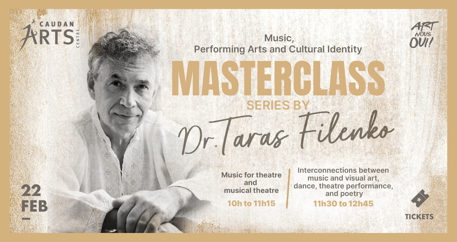 Music, Performing Arts and Cultural Identity – A Masterclass series by Dr. Taras Filenko