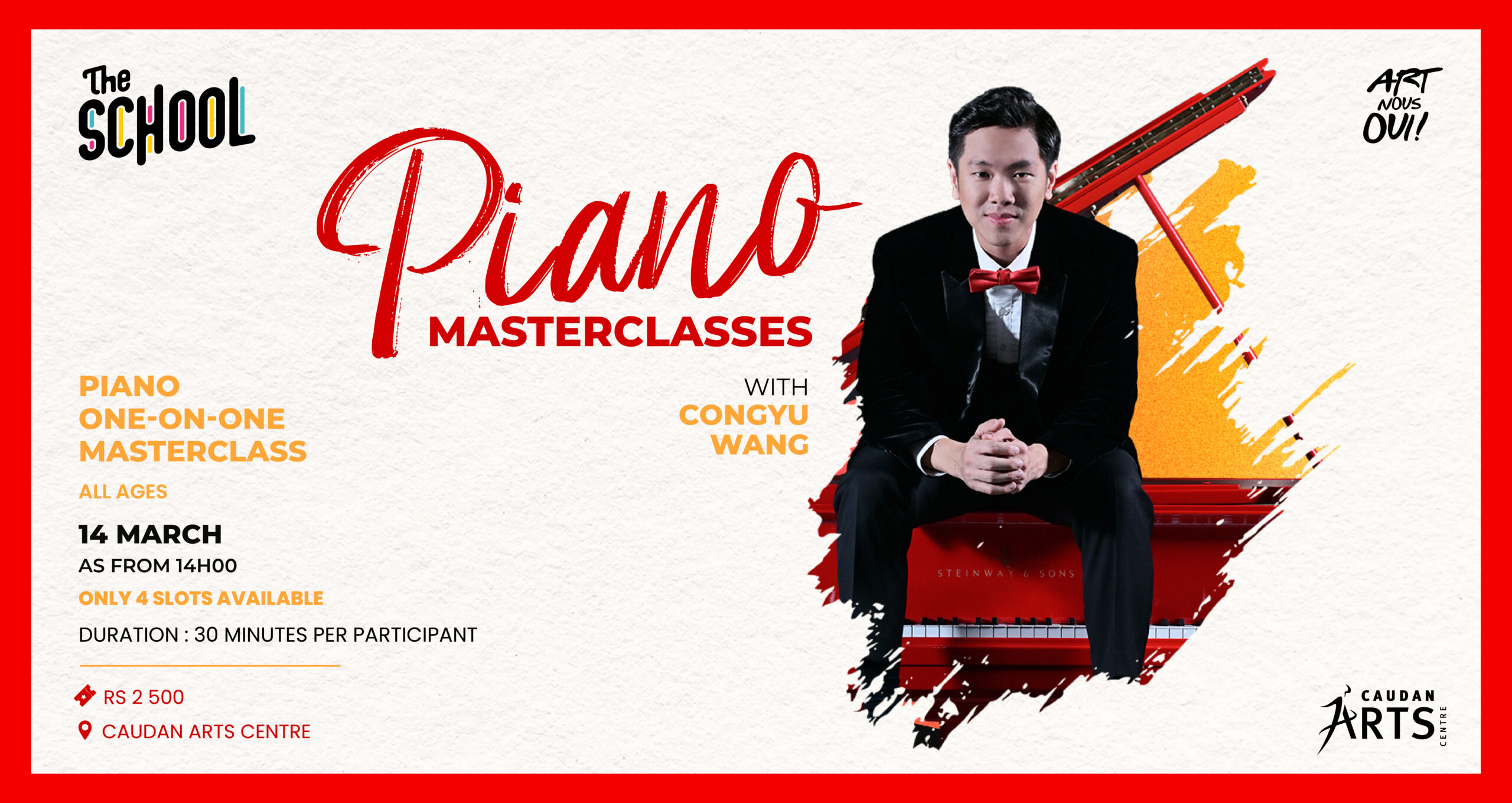 Piano Masterclasses with Congyu Wang