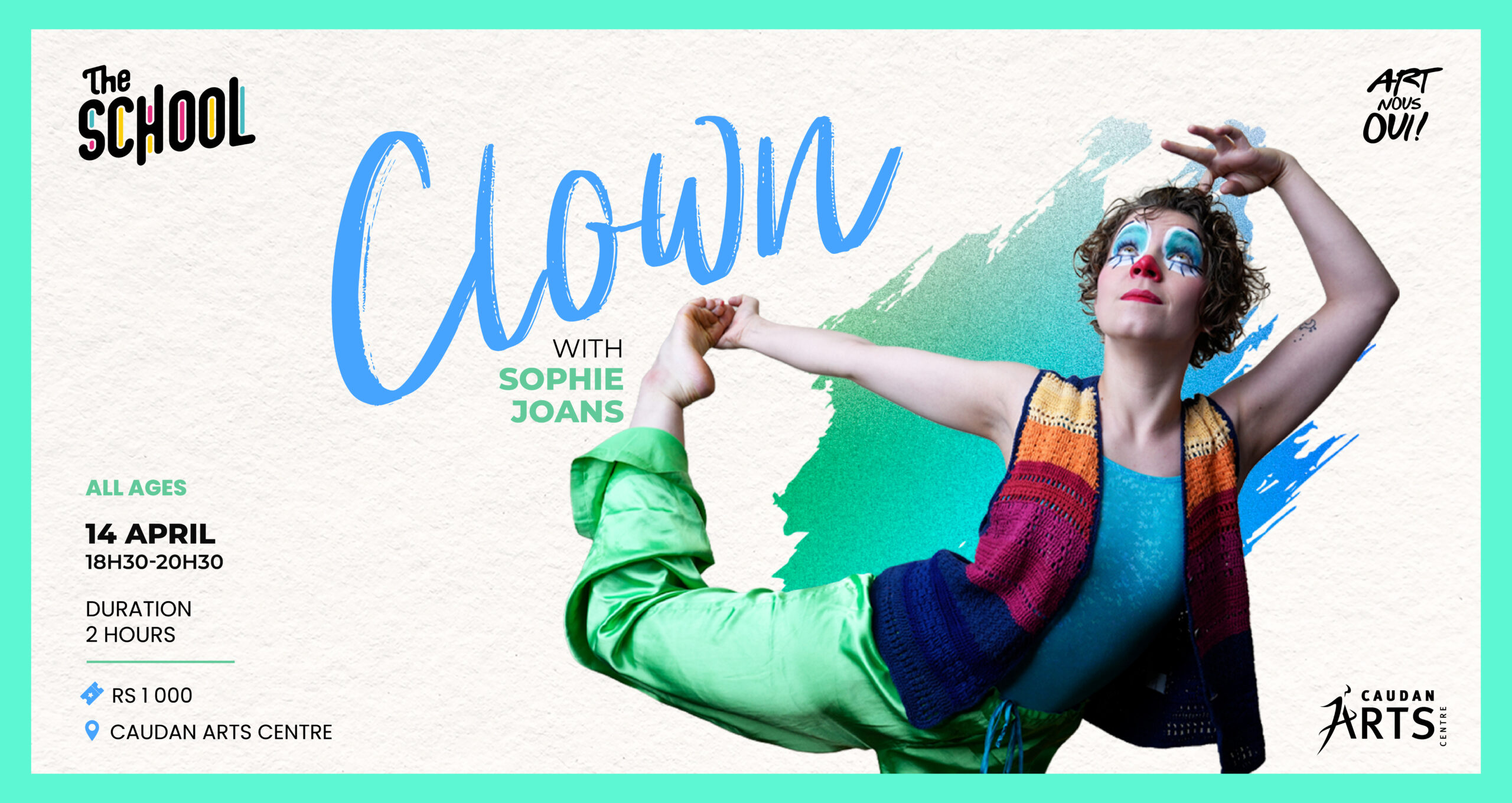 Clown with Sophie Joans