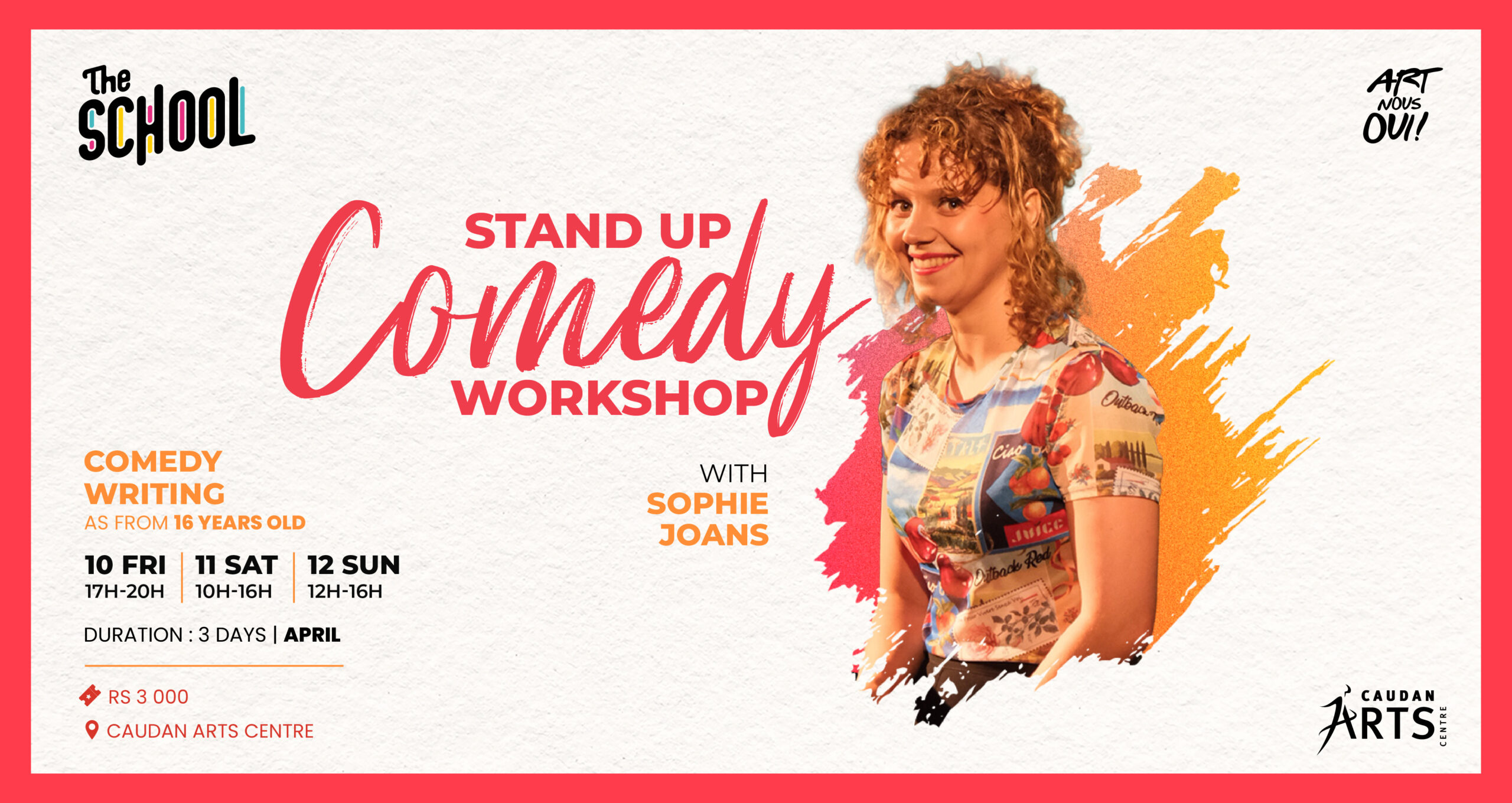 Stand Up Comedy Workshop with Sophie Joans