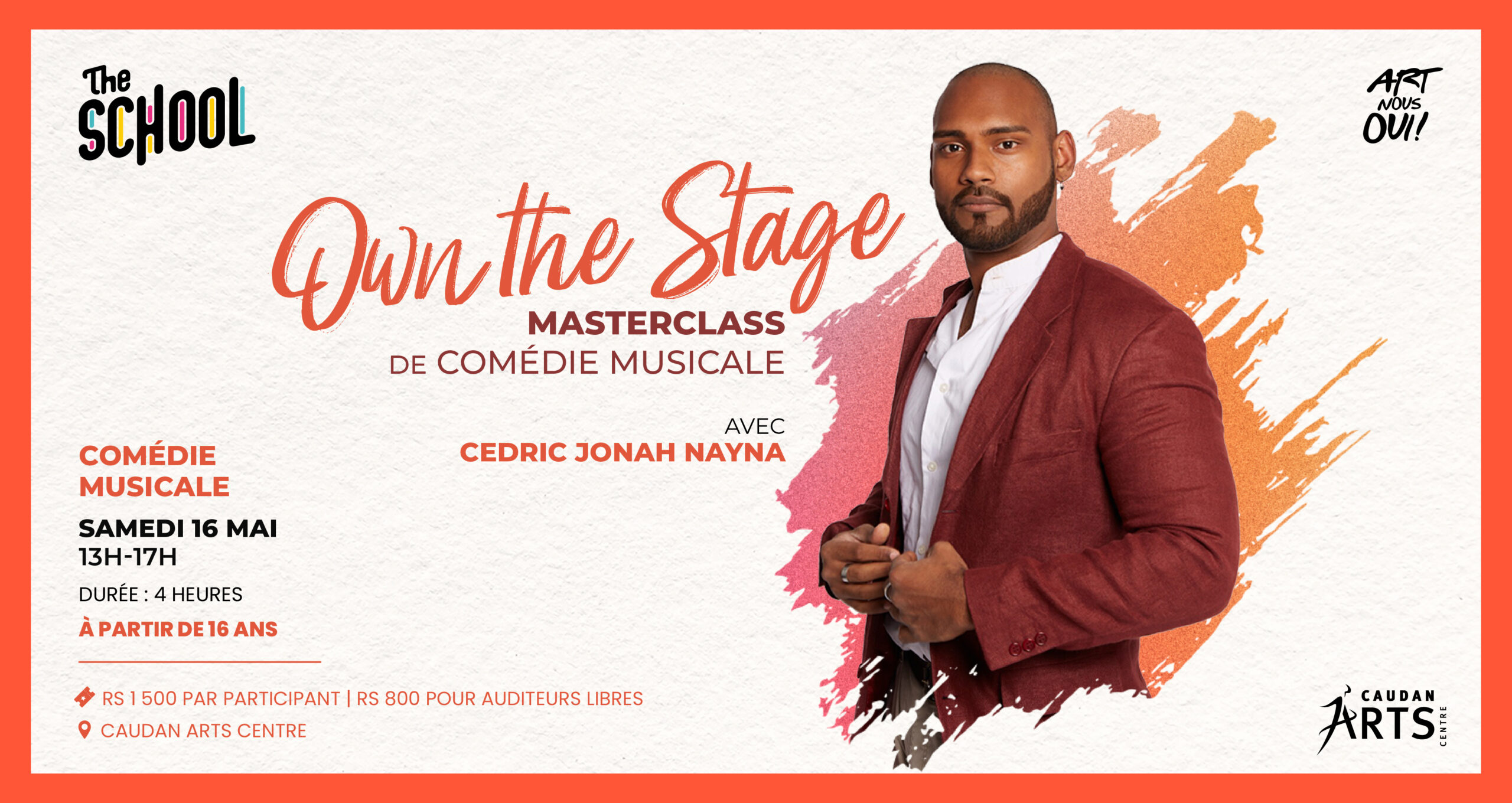 Own the Stage – Masterclass de Comédie Musicale