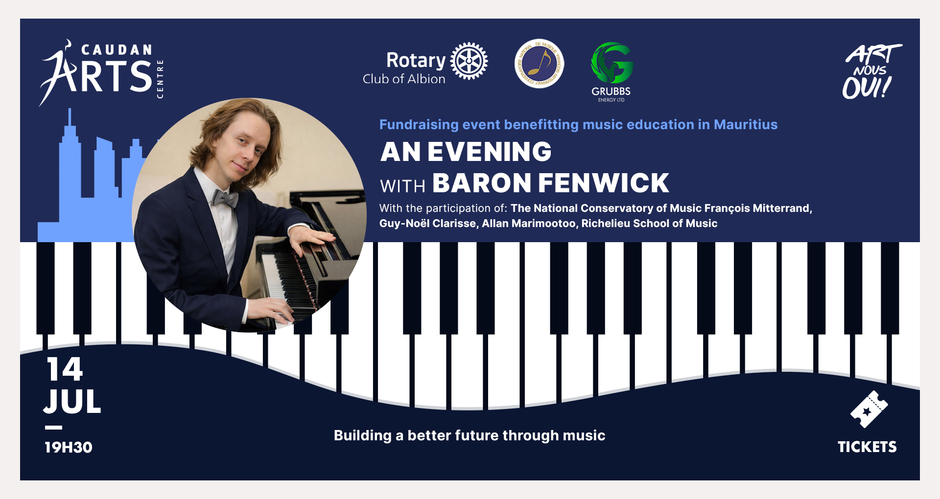 AN EVENING WITH BARON FENWICK: BUILDING A BETTER FUTURE THROUGH MUSIC