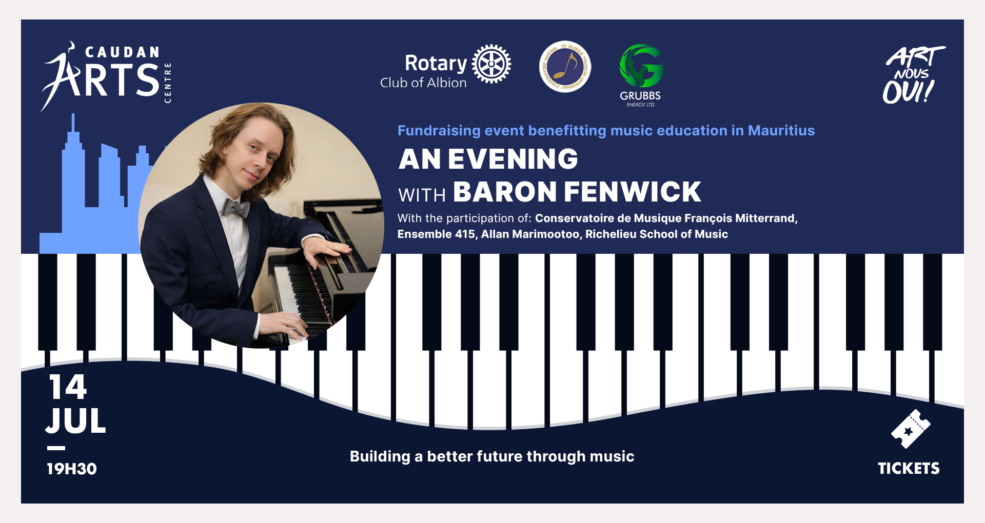 AN EVENING WITH BARON FENWICK: BUILDING A BETTER FUTURE THROUGH MUSIC
