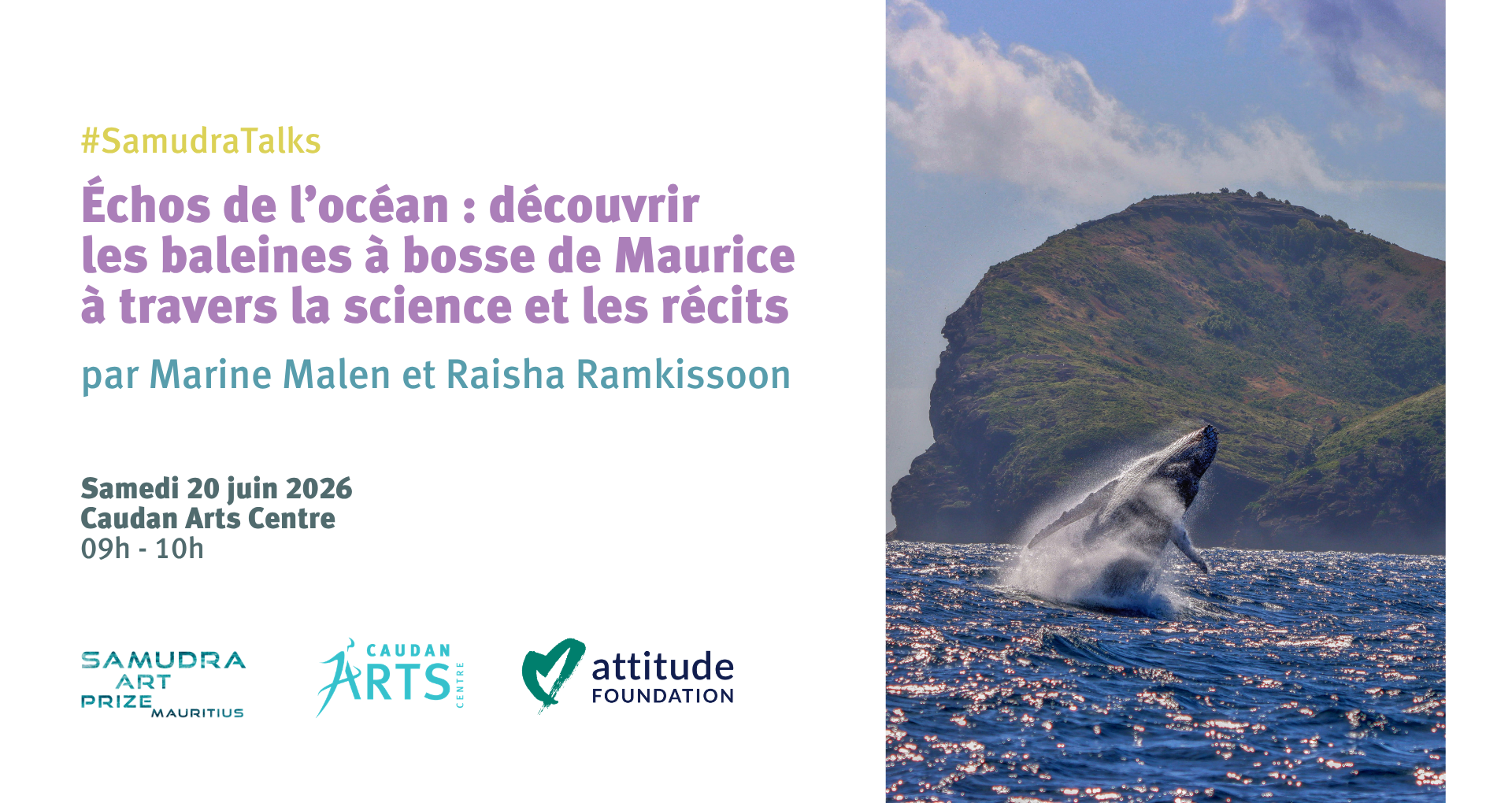 Échos de l’océan : découvrir les baleines à bosse de Maurice à travers la science et les récits