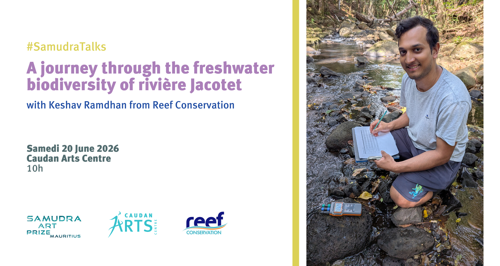 A journey through the freshwater biodiversity of riviere Jacotet