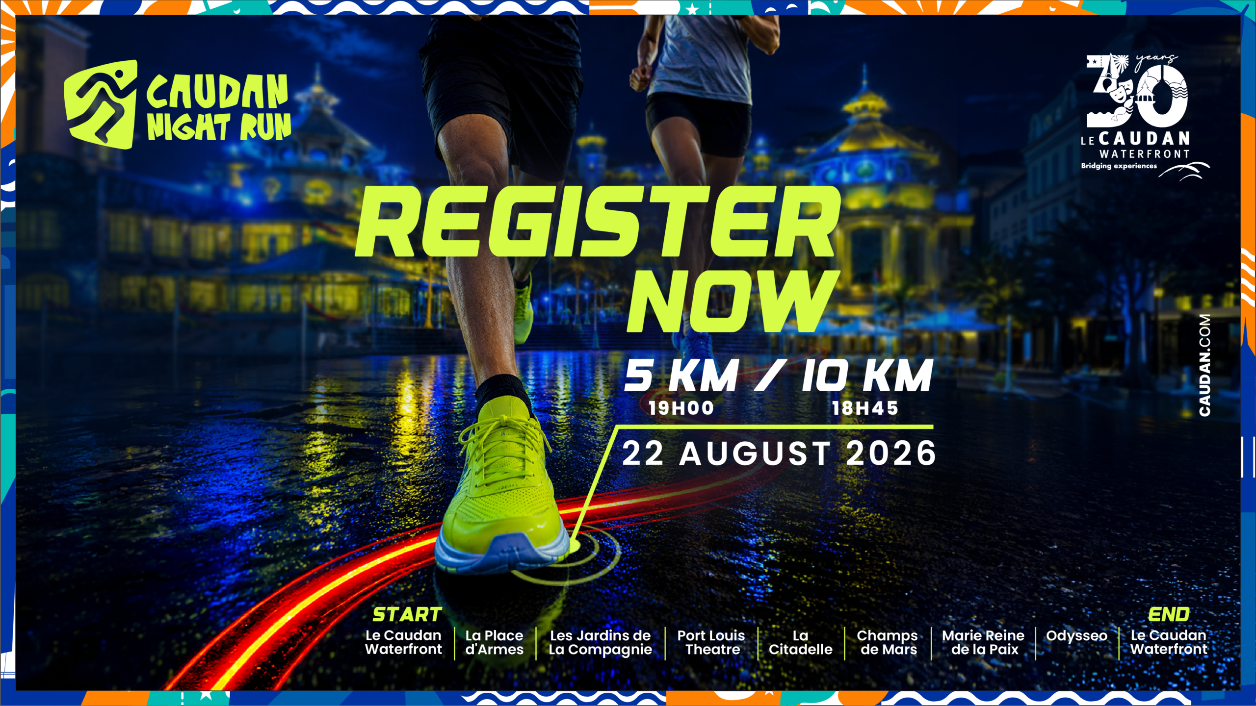 Caudan Night Run: Run through the heart of Port-Louis