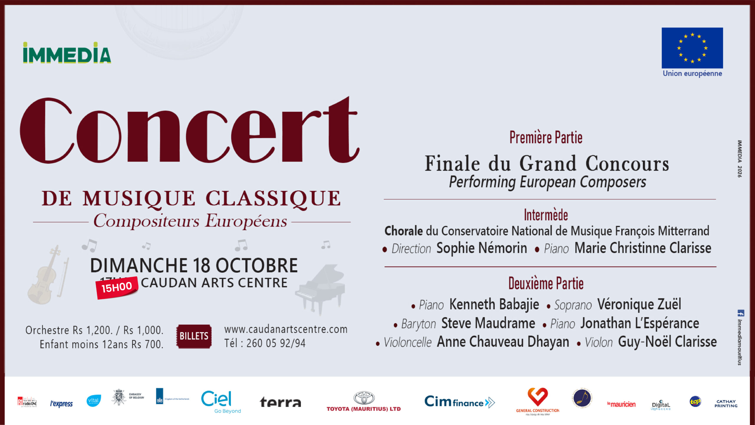Grand Concert Performing European Composers