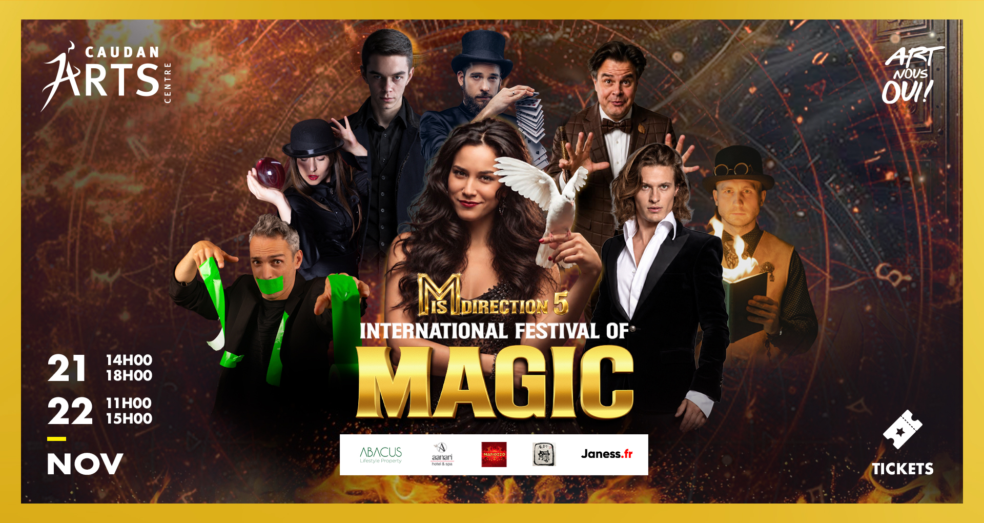 MISDIRECTION – Festival International de Magie – Édition 5
